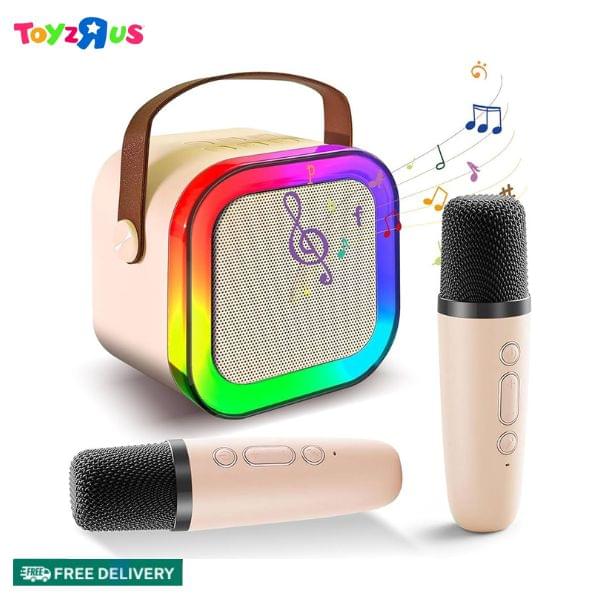 k12 bluetooth speaker (1) Karaoke Microphone Wireless Bluetooth Speaker with RGB LED